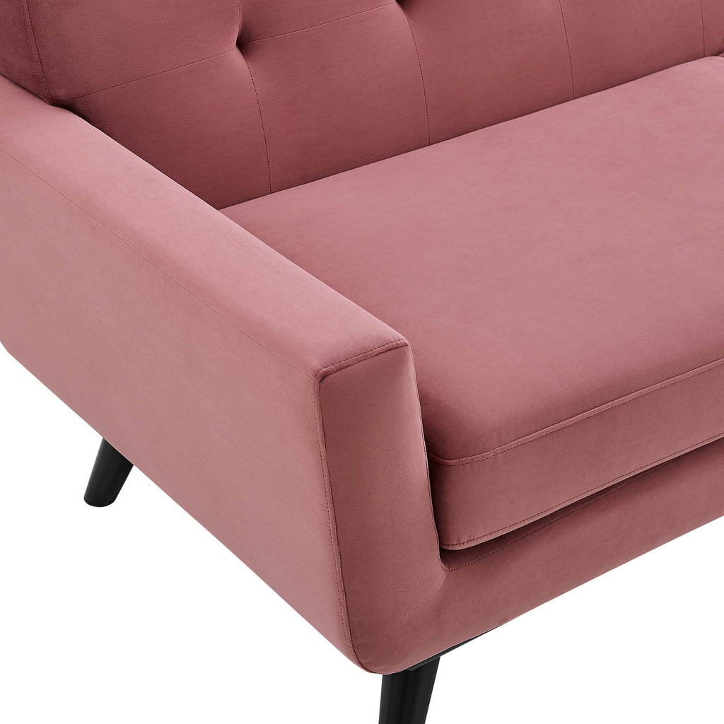 Performance Velvet Armchair E959