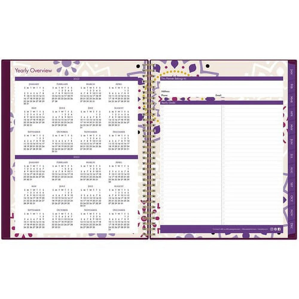 Weekly Monthly Planner 1 Year 8 1/2" x 11" S79622