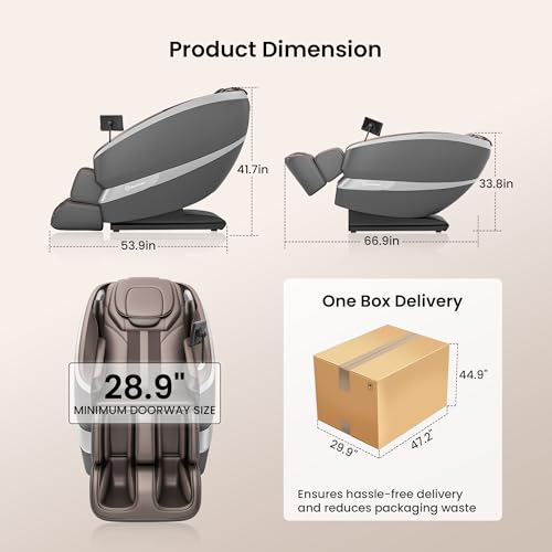 Brown Zero Gravity Full Body Massage Chair U442