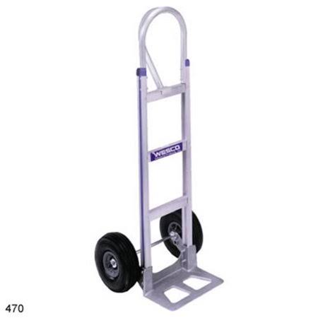Aluminum Hand Truck with Semi-Pneumatic Wheels S585335
