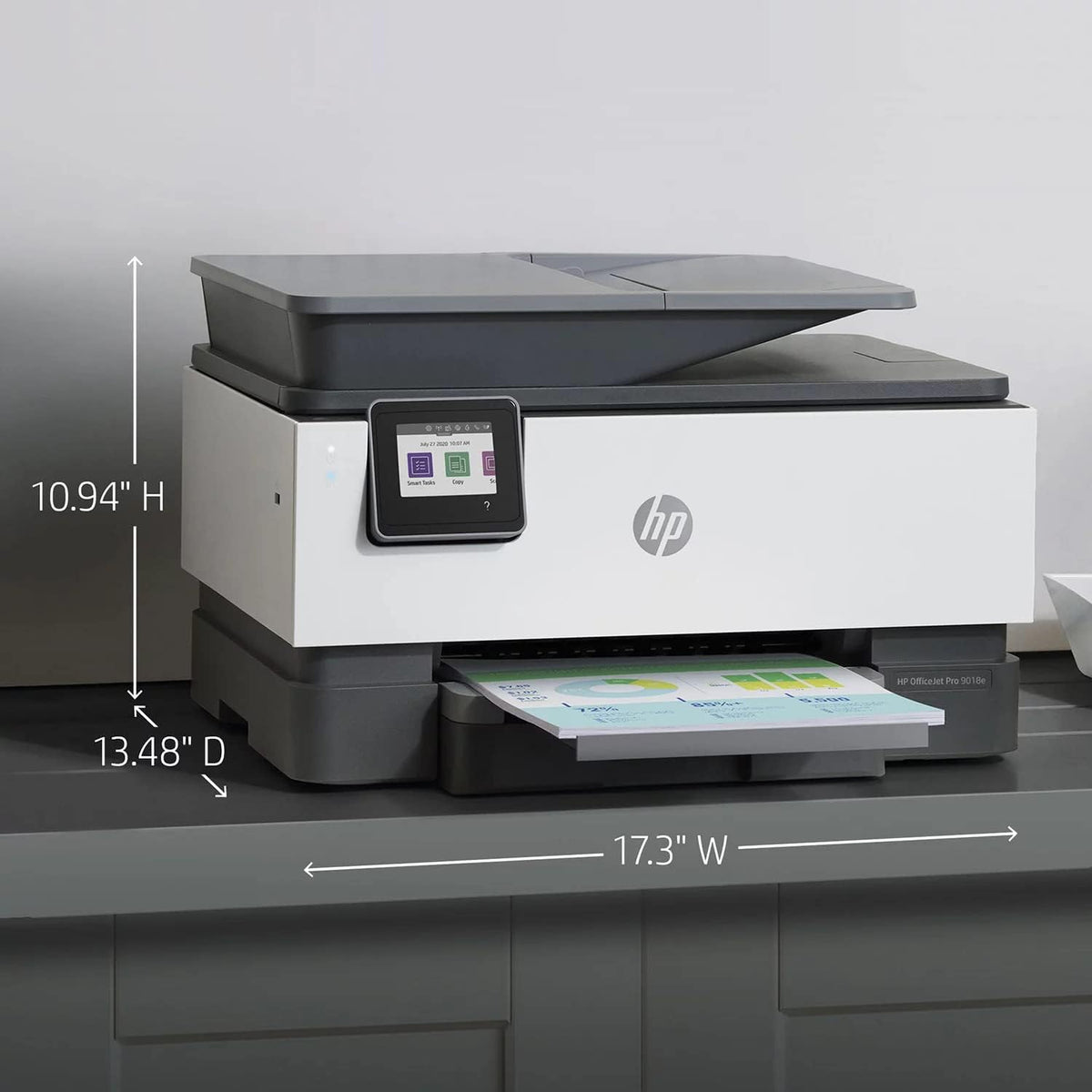 Gray Wireless Color Inkjet Printer M69587