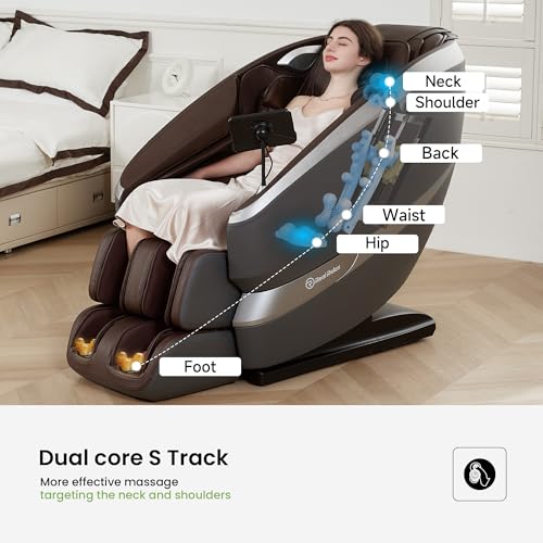 Brown Zero Gravity Full Body Massage Chair U442