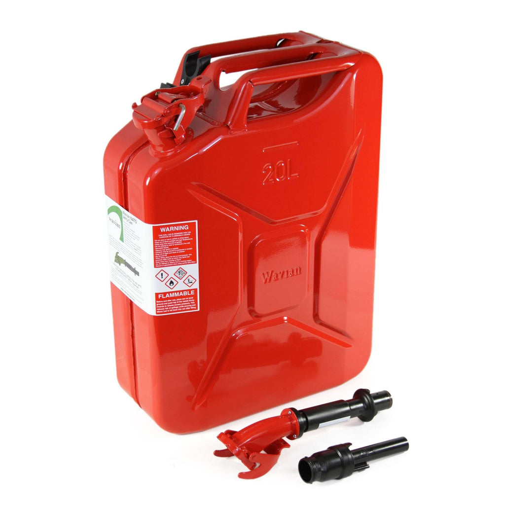 5.3 Gallon Red Fuel Jerry Can with Spout M8748
