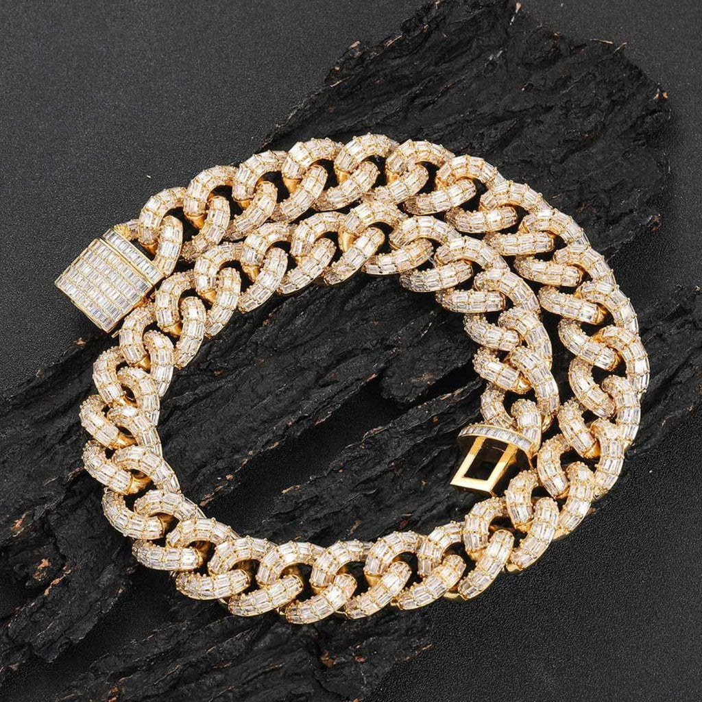 16-24 Inch 21mm Cuban Link Necklace F617