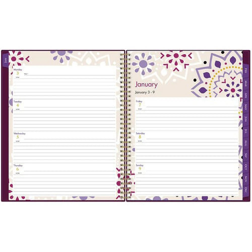 Weekly Monthly Planner 1 Year 8 1/2" x 11" S79622