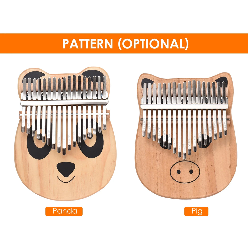 17-Key Portable Thumb Piano F667
