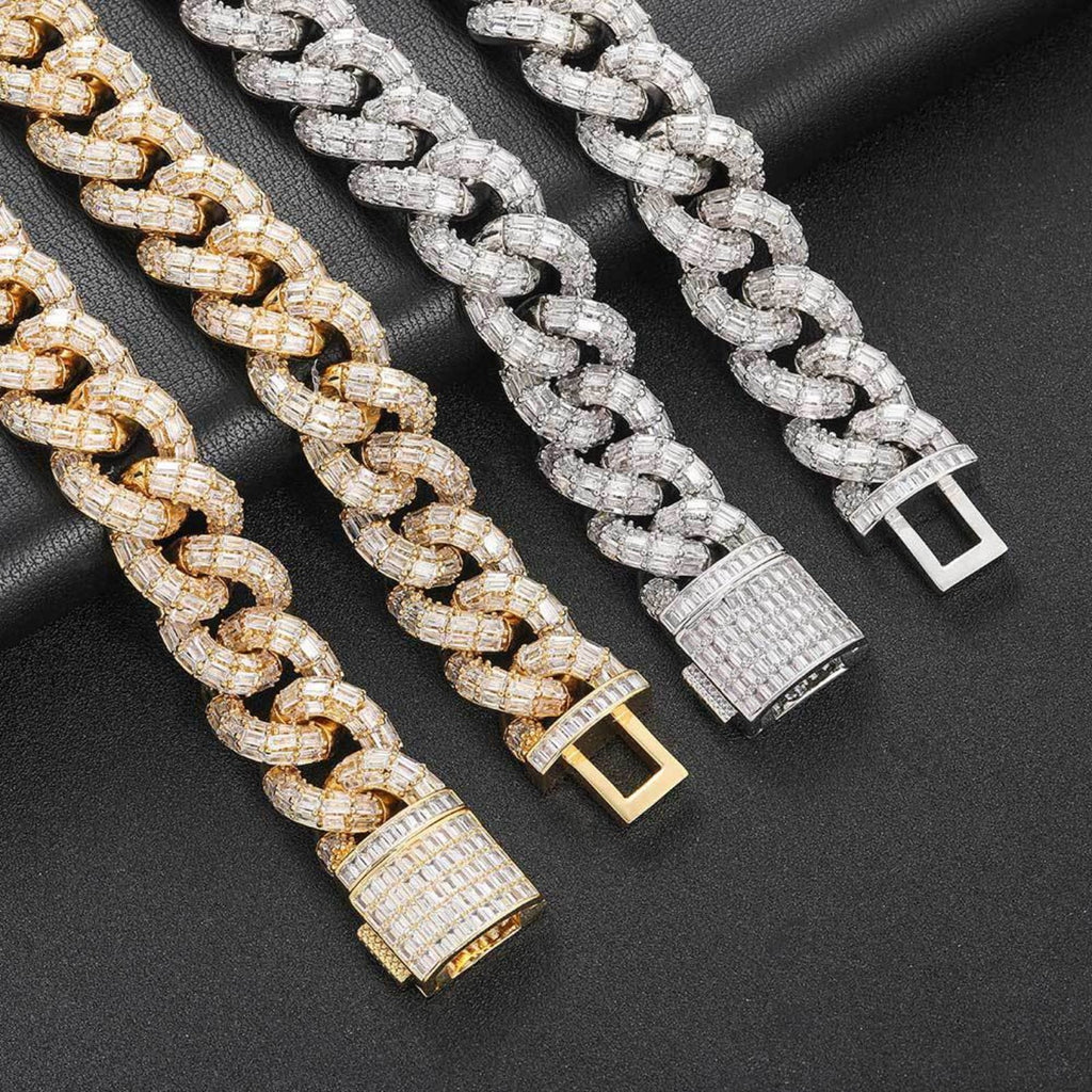 16-24 Inch 21mm Cuban Link Necklace F617