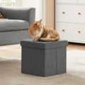 11.8" Dark Gray Storage Ottoman X5662