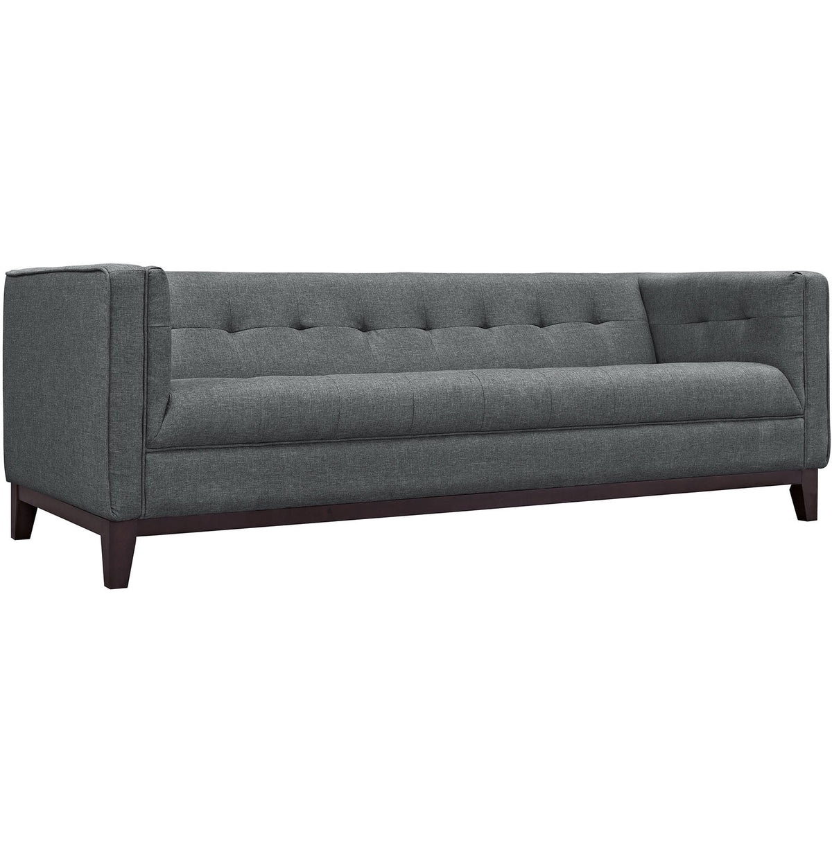 Grey Fabric Sofa Set of Two B651