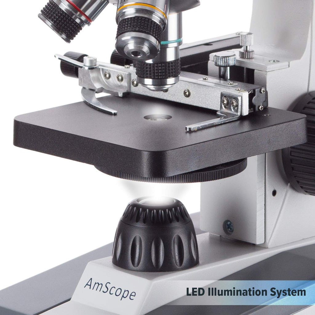 40X-1000X LED Student Microscope with 5MP USB Camera T984