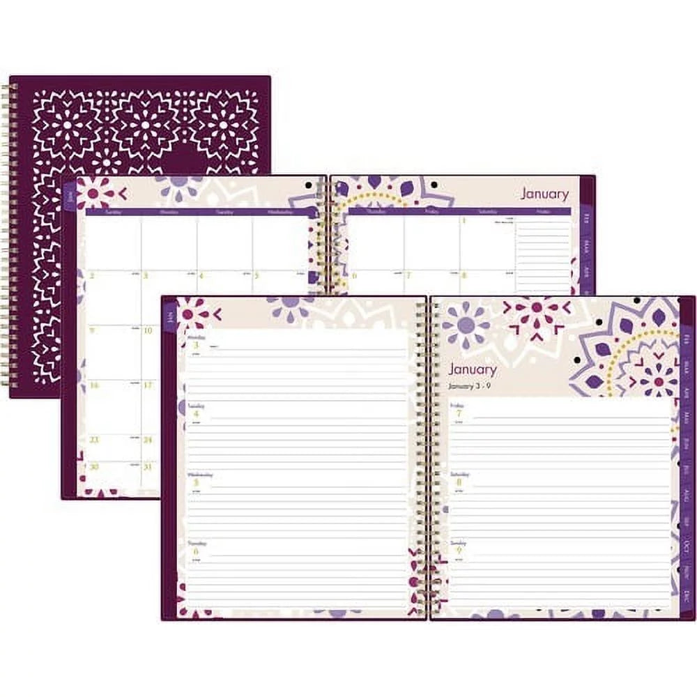 Weekly Monthly Planner 1 Year 8 1/2" x 11" S79622