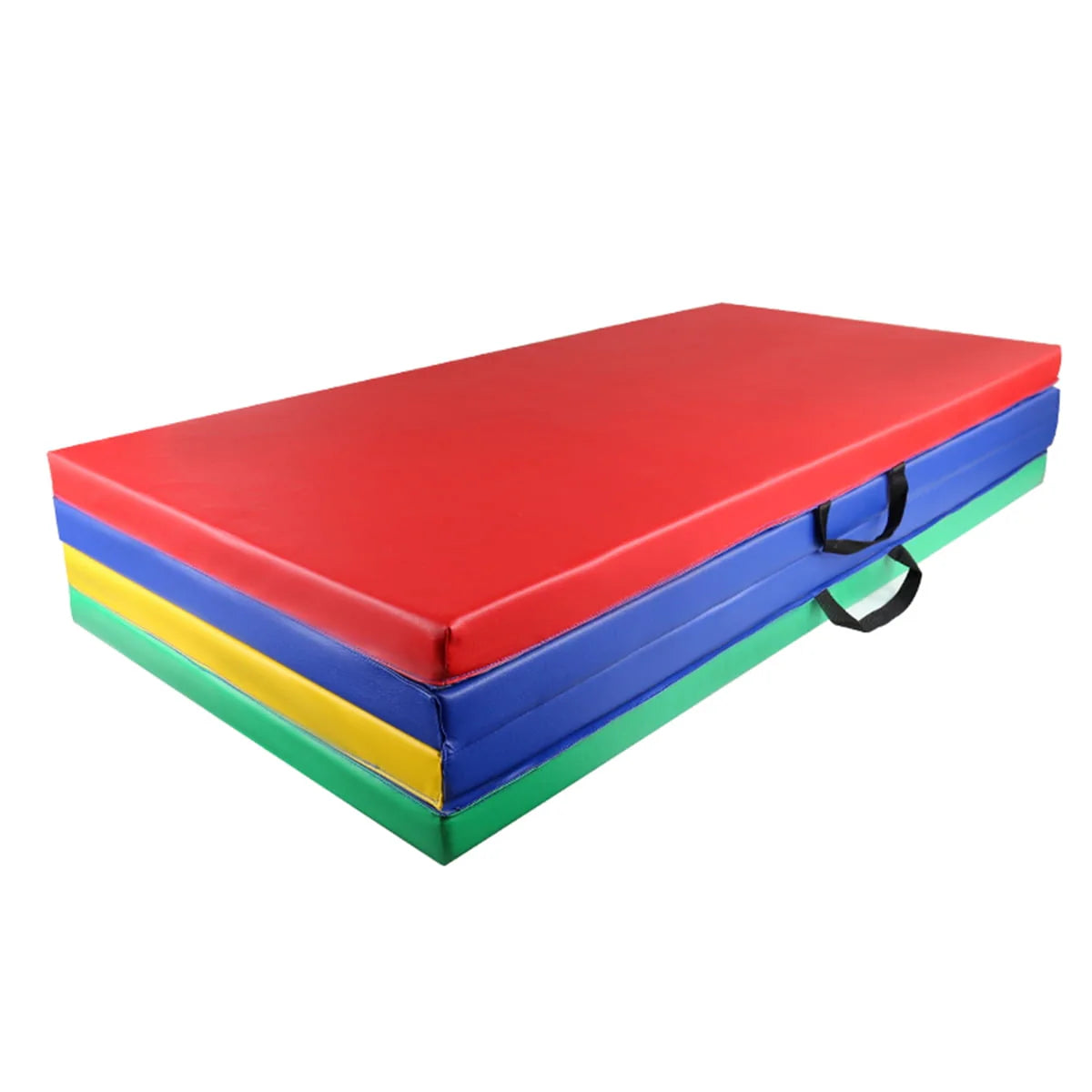 Gymnastics Mat 4'X10'X2 Fold Fitness Yoga Pad P733716