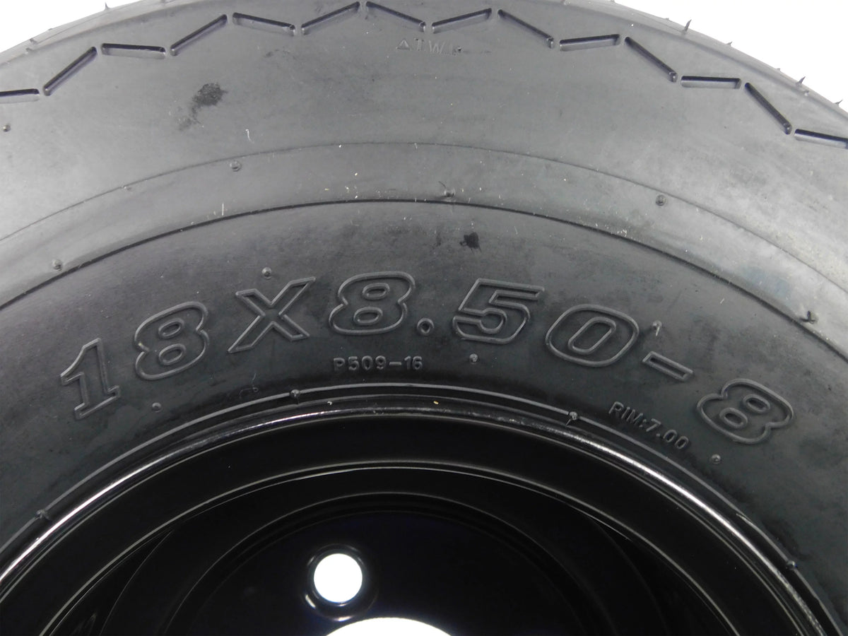 18x8.5-8 Golf Cart Tires & 4/4 Wheel Assembled Kit S900905