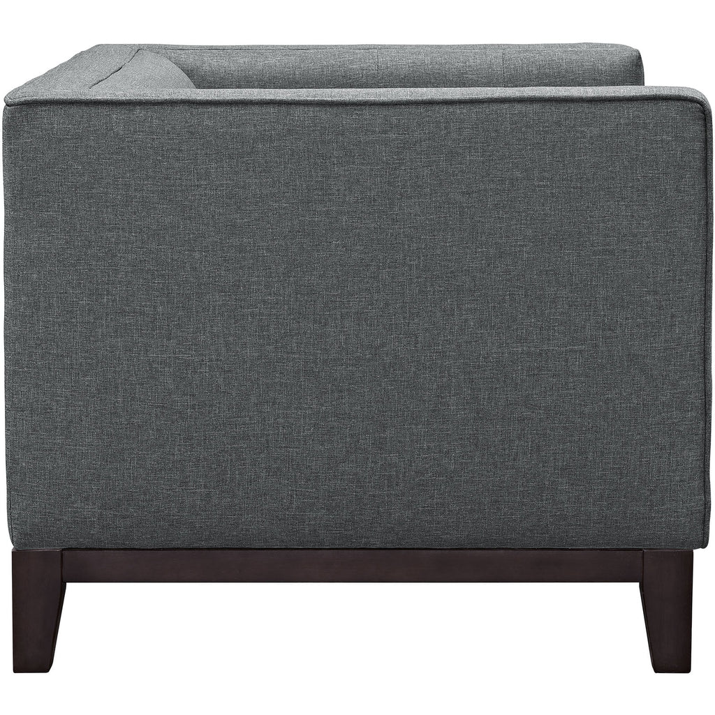 Grey Fabric Sofa Set of Two B651