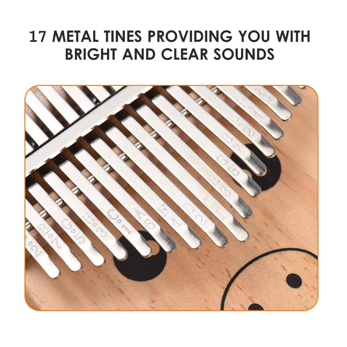 17-Key Portable Thumb Piano F667