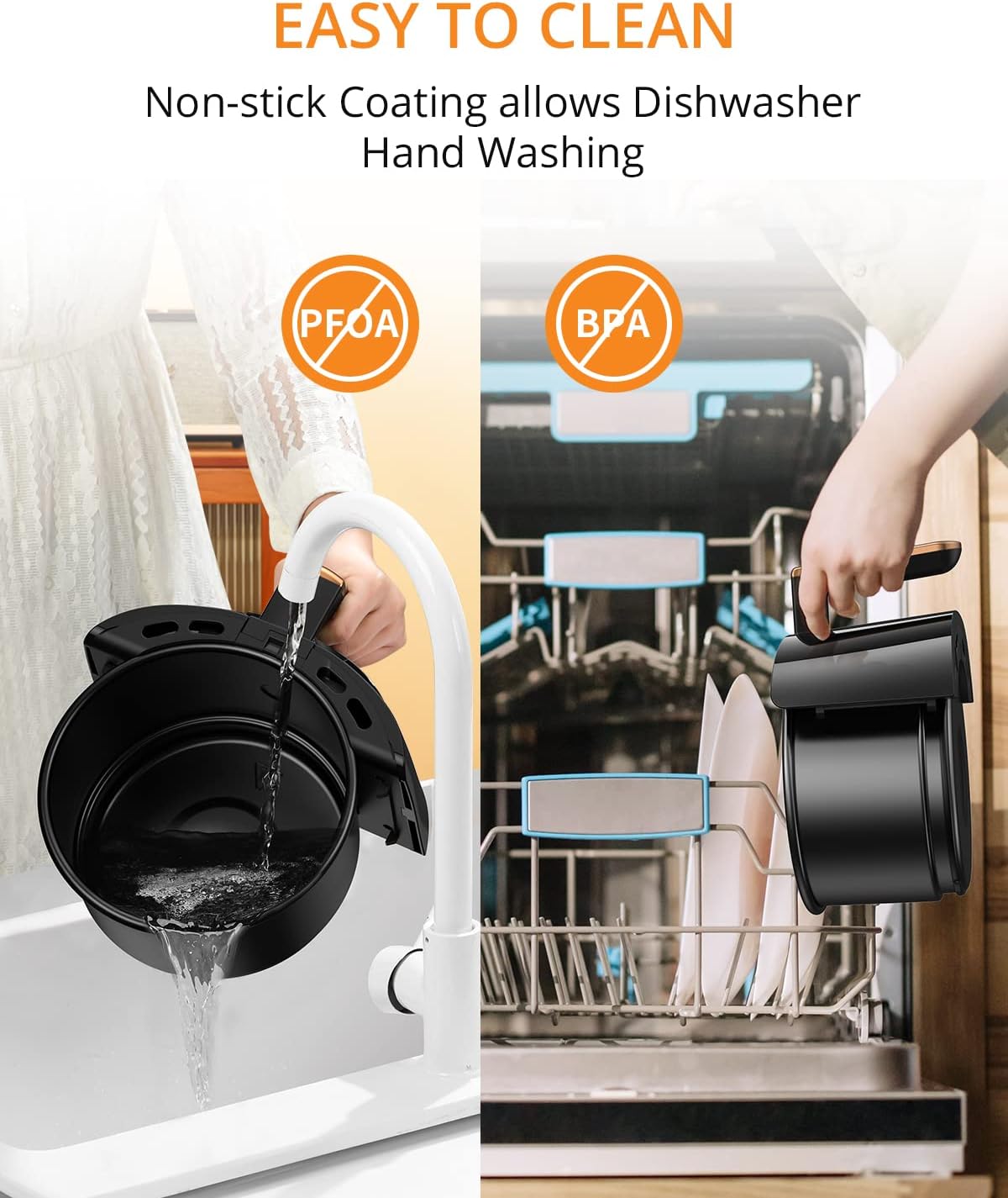 2.2 QT Digital Air Fryer with Nonstick Tray T4249