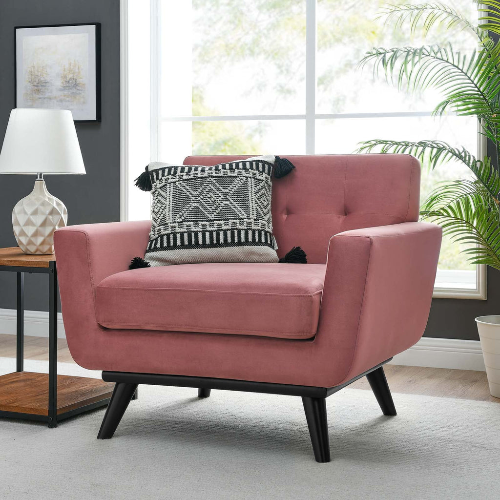 Performance Velvet Armchair E959