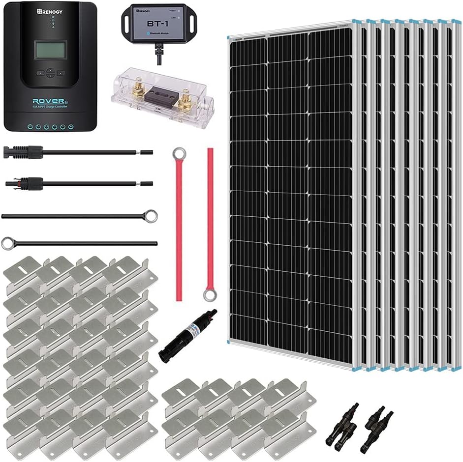 200 Watt 12 Volt Monocrystalline Panel with 20A MPPT Charge Controller T102