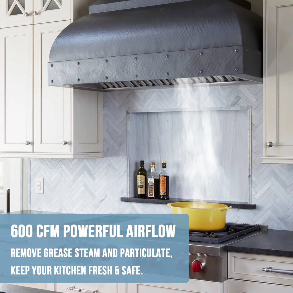 30 Inch Stainless Steel Ducted Range Hood Insert, 600 CFM O559