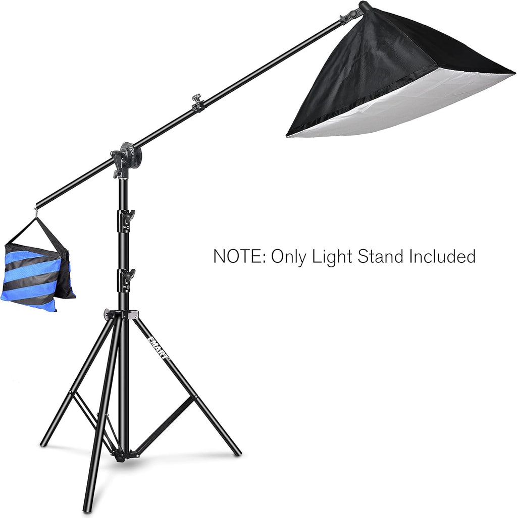 8.5ft Dual Spring Cushioned Light Stand 2 Pack D94224