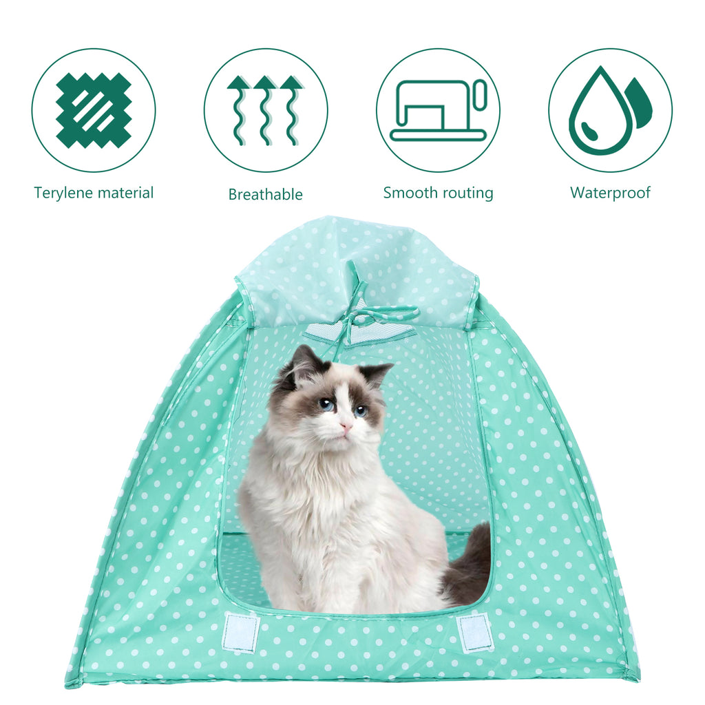 Green Waterproof Foldable Pet Tent C691023