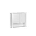 Gray Two-Door Wall Cabinet Y1295