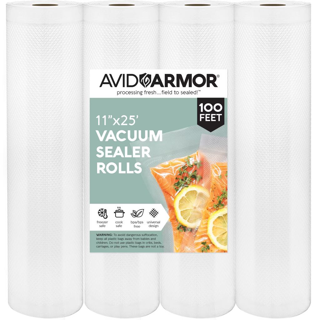 4 Pack 11"x25' BPA Free Vacuum Sealer Bags G91959