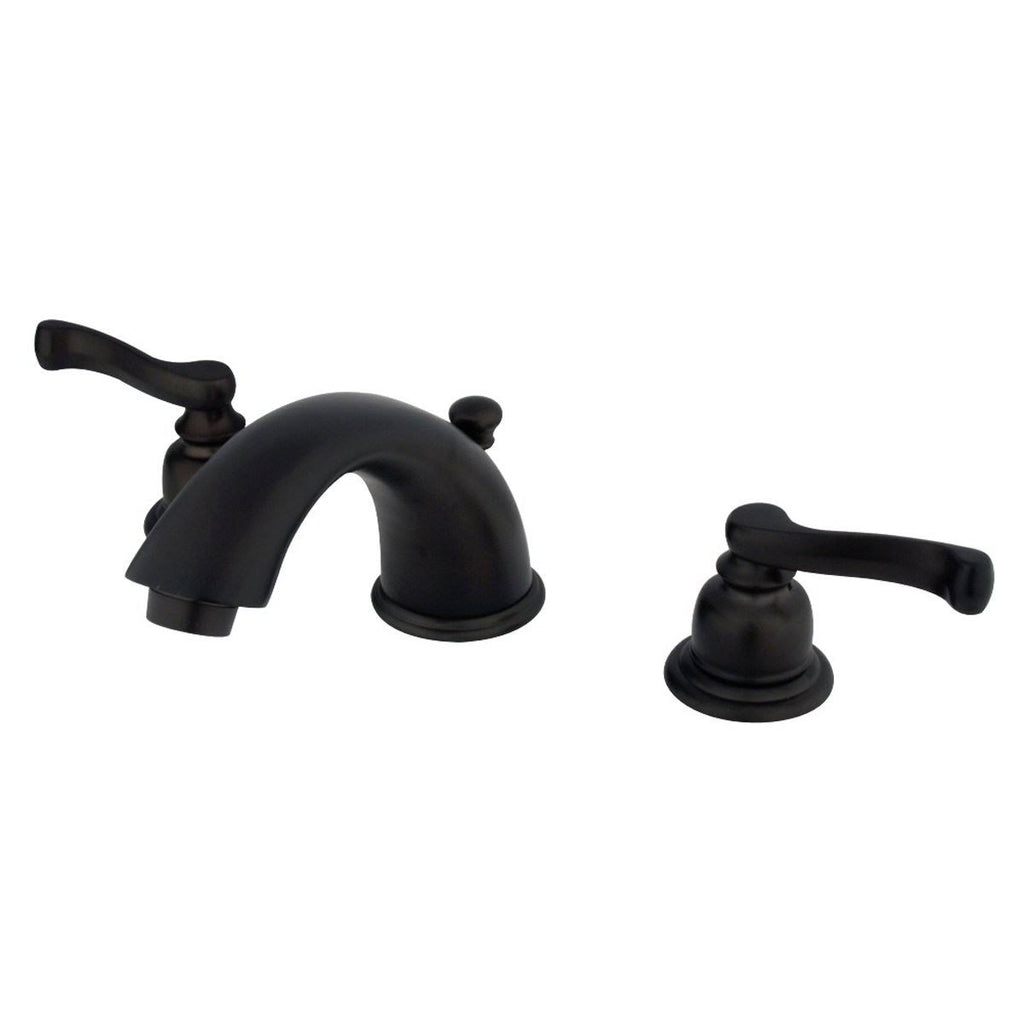 Chrome Widespread Bathroom Faucet with Pop-Up A19386