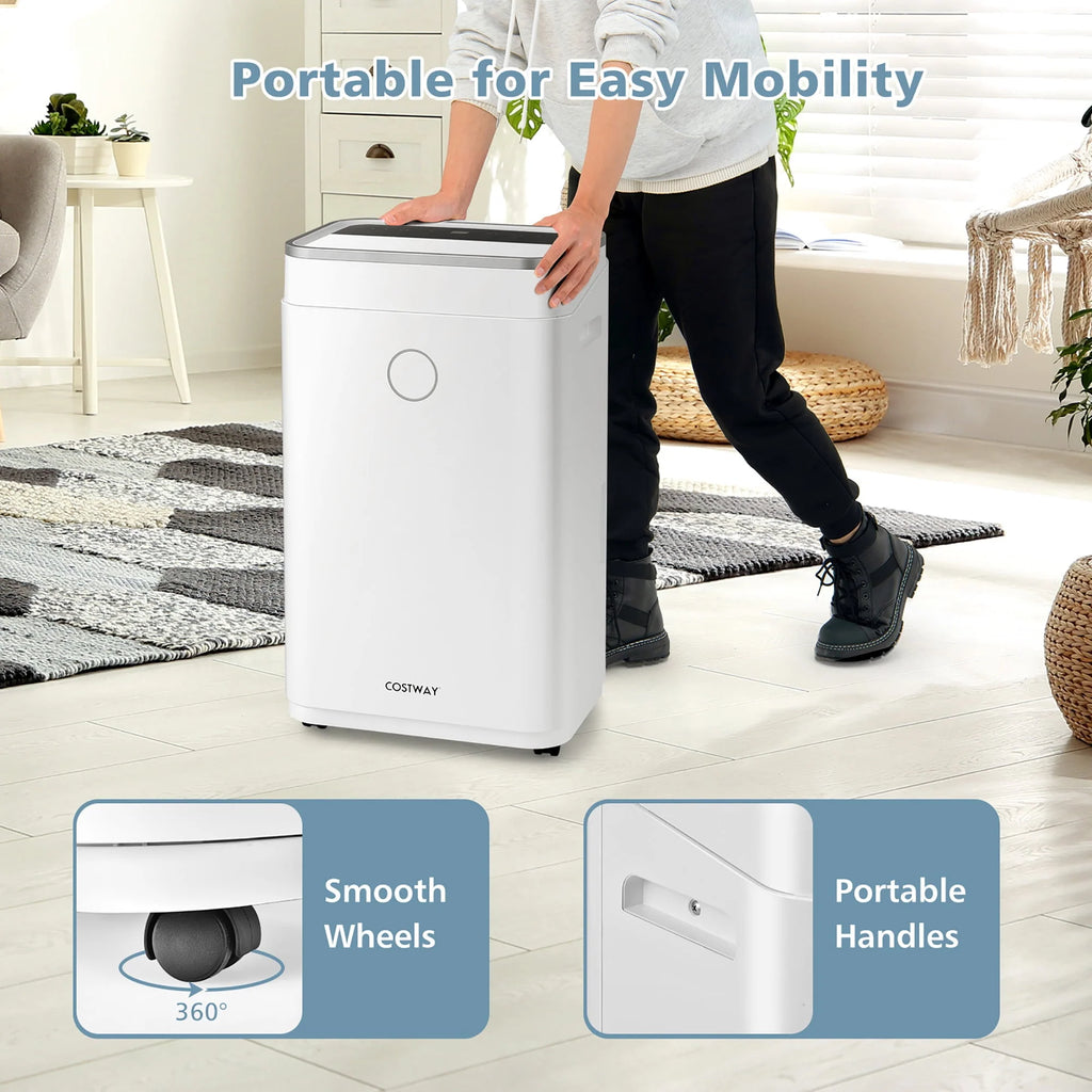 60-Pint Dehumidifier with 3-Color Digital Display P70375