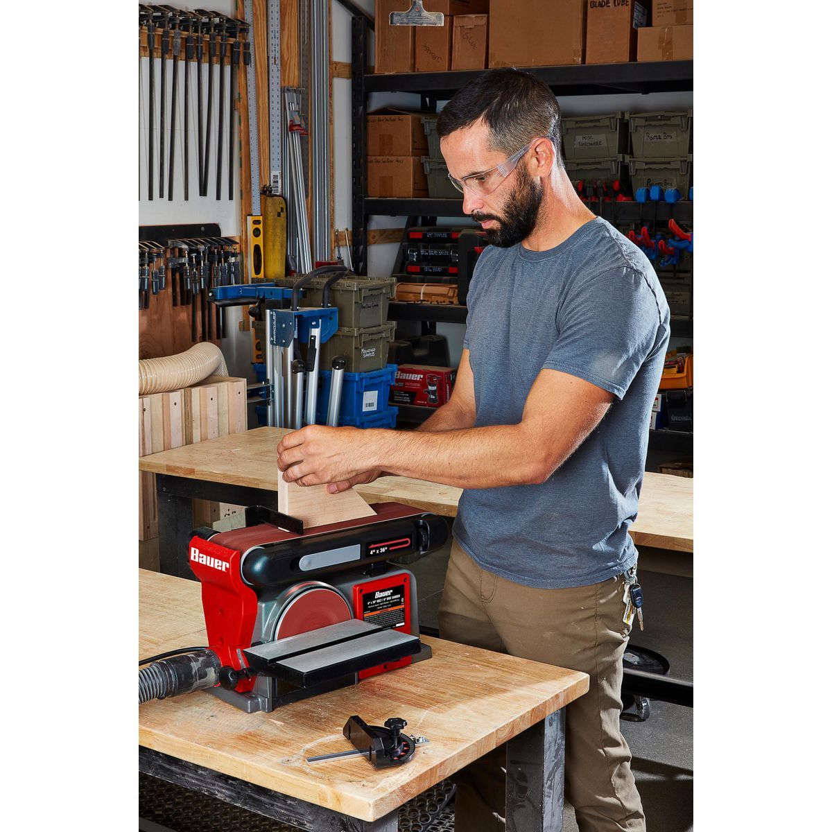 4 in. x 36 in. Belt and 6 in. Disc Sander N14781
