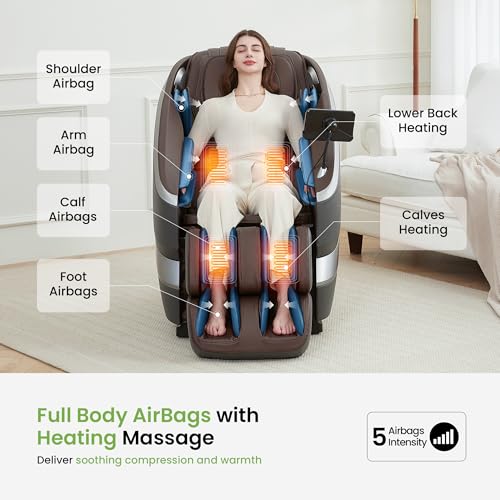 Brown Zero Gravity Full Body Massage Chair U442
