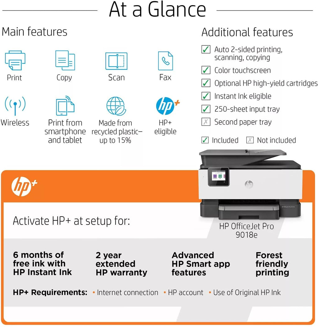 Gray Wireless Color Inkjet Printer M69587