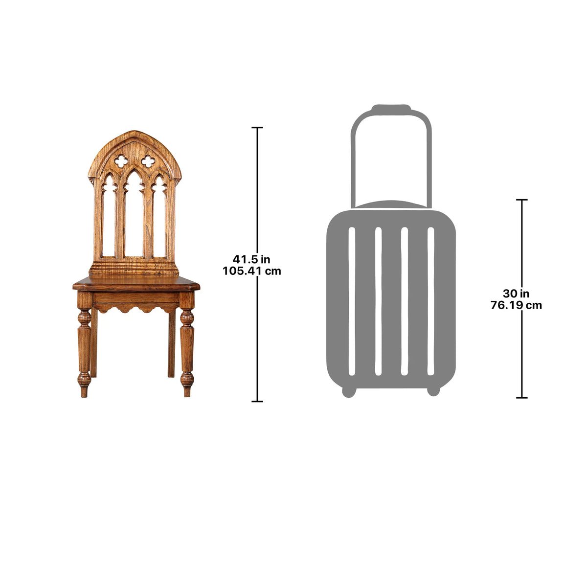 Set of Two Gothic Revival Chairs F778264