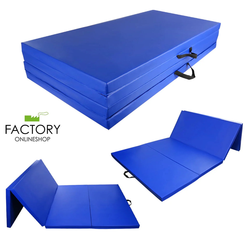 Gymnastics Mat 4'X10'X2 Fold Fitness Yoga Pad P733716