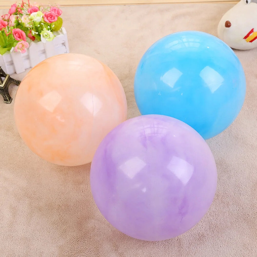50PCS Marbleized Bouncy Balls, 8.7 Inch Inflatable Sensory Balls Z91639