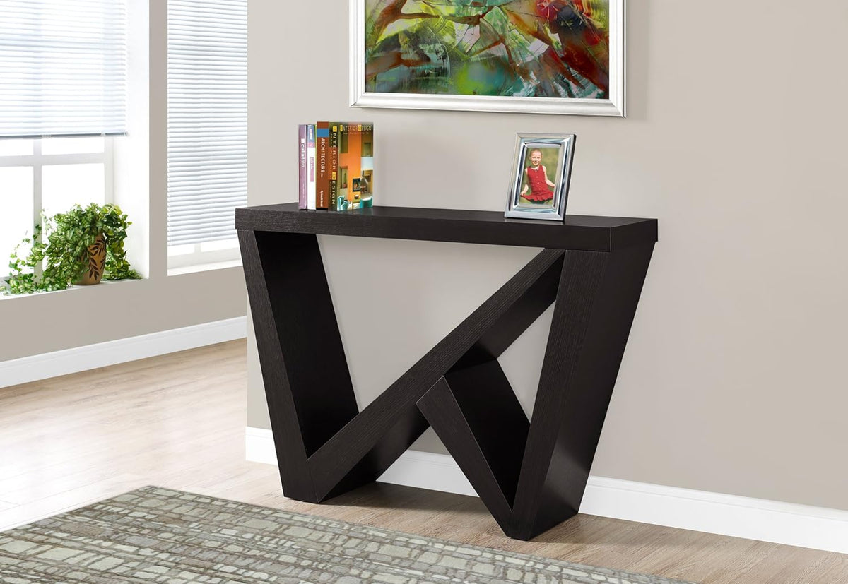 Cappuccino Hall Console Accent Table, 48, Brown L841745