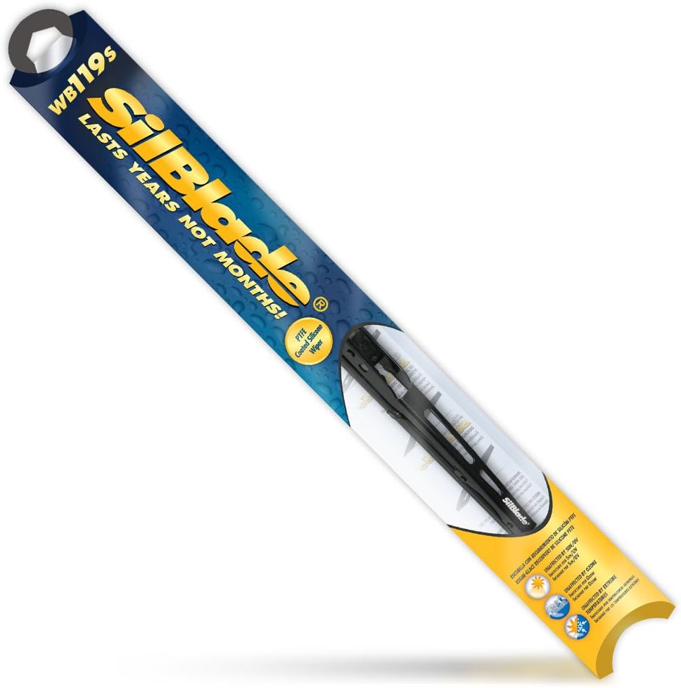 Black Silicone Wiper Blade, 24" (Pack of 1) U308547