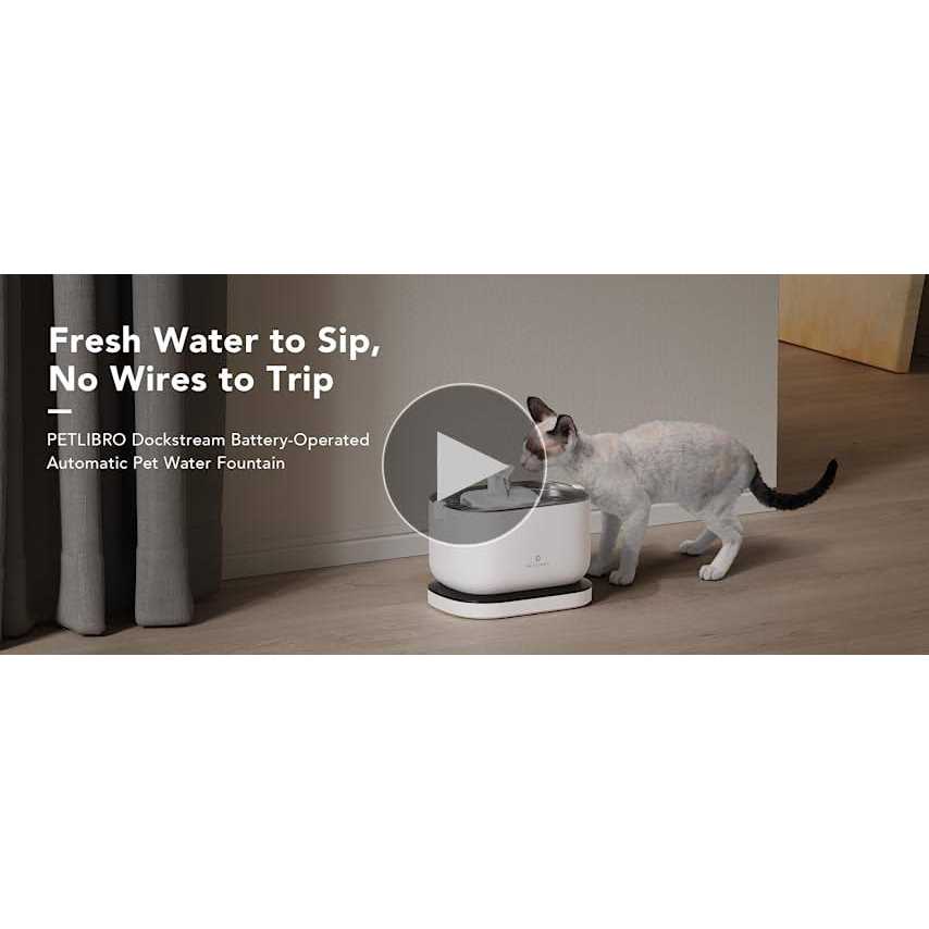 Battery Operated 2.5L Automatic Cat Water Fountain L56999