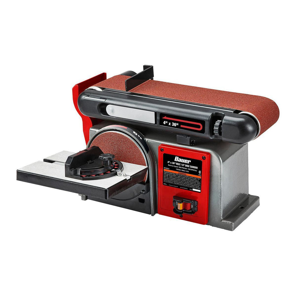 4 in. x 36 in. Belt and 6 in. Disc Sander N14781