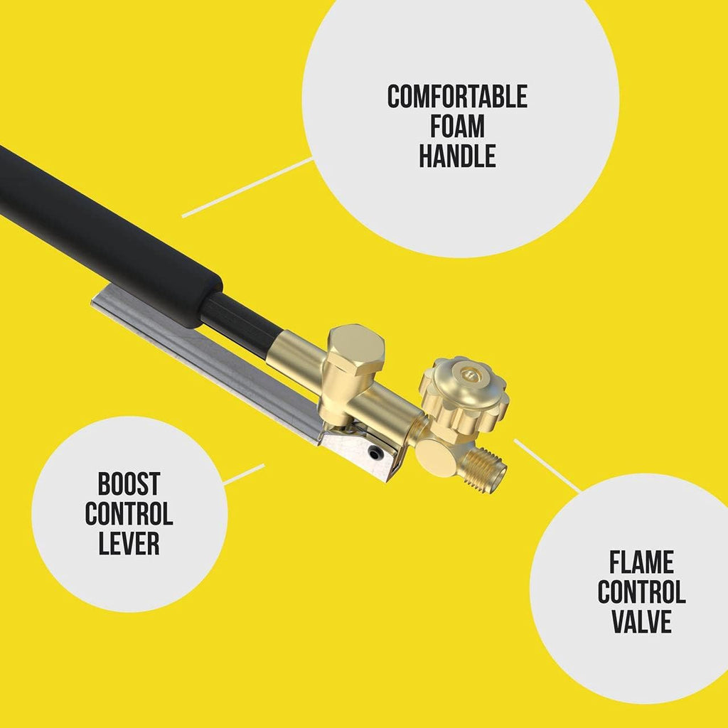 Propane Torch Weed Burner 500 000 BTU with Adjustable Flame Control L3522