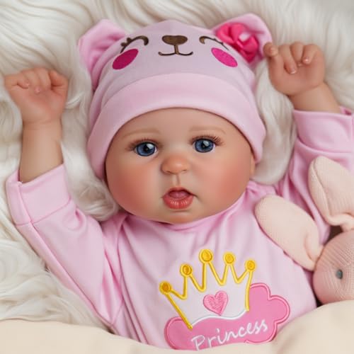 20-Inch Realistic Newborn Baby Doll with Soft Cloth Body T18045