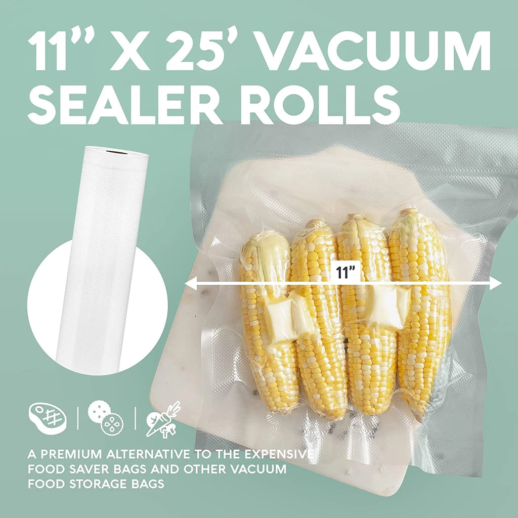 4 Pack 11"x25' BPA Free Vacuum Sealer Bags G91959