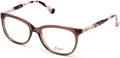 Shiny Light Brown Eyeglasses F80429