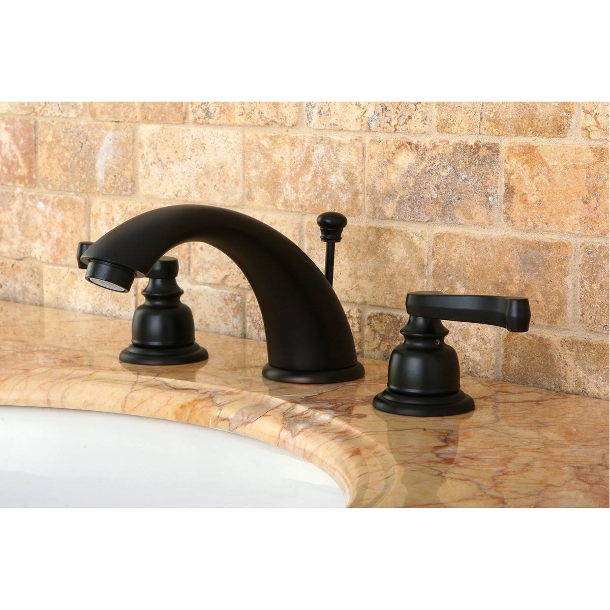 Chrome Widespread Bathroom Faucet with Pop-Up A19386
