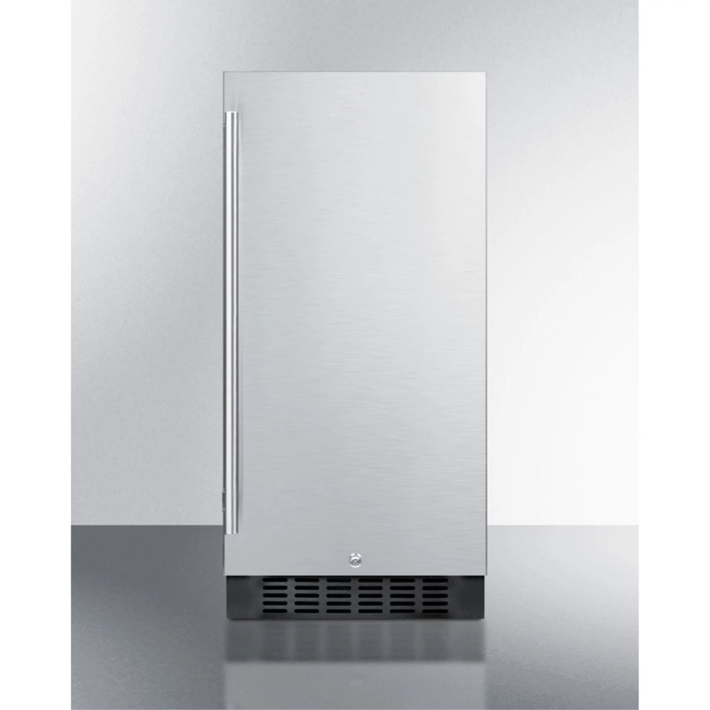 15" Wide ADA Compliant All-Refrigerator with Stainless Steel Door D4939