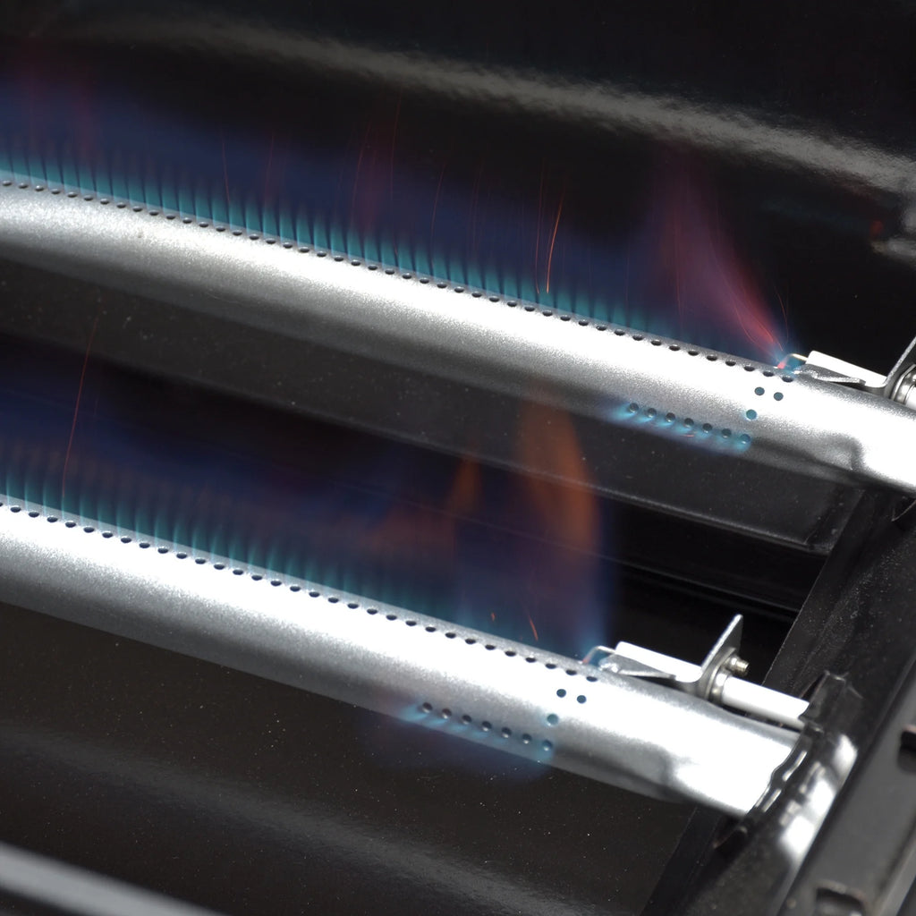 Two Toned Five Burner Gas Grill with Window X970