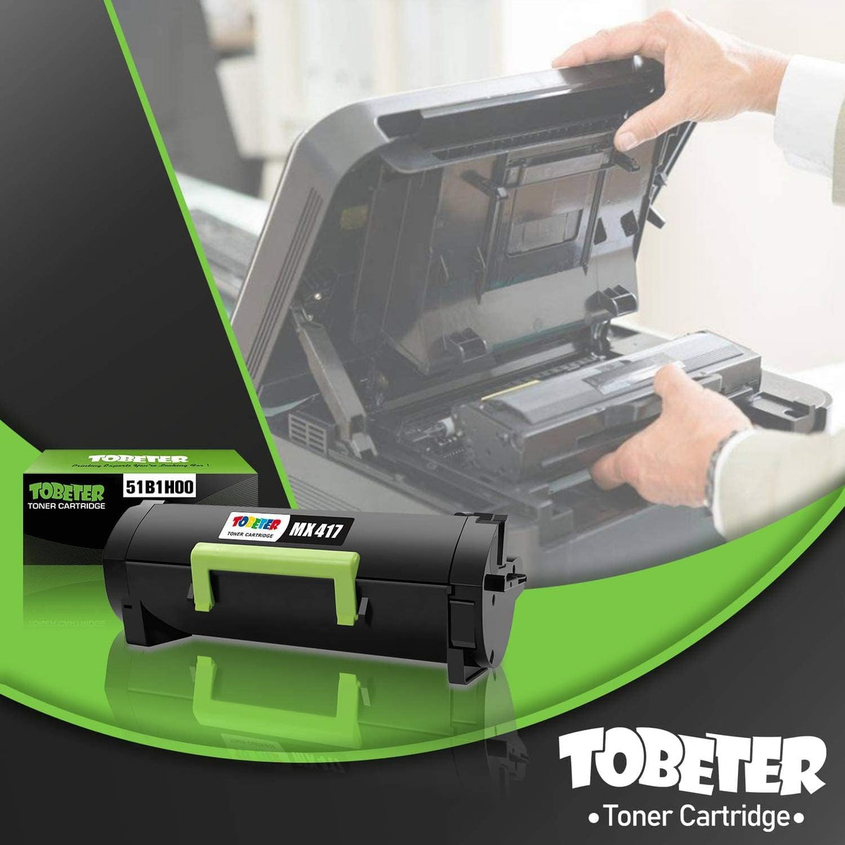 Remanufactured Toner Cartridge for Lexmark 51B1H00 (1 Pack) X405796