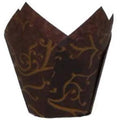 Brown Tulip Baking Cup A3130