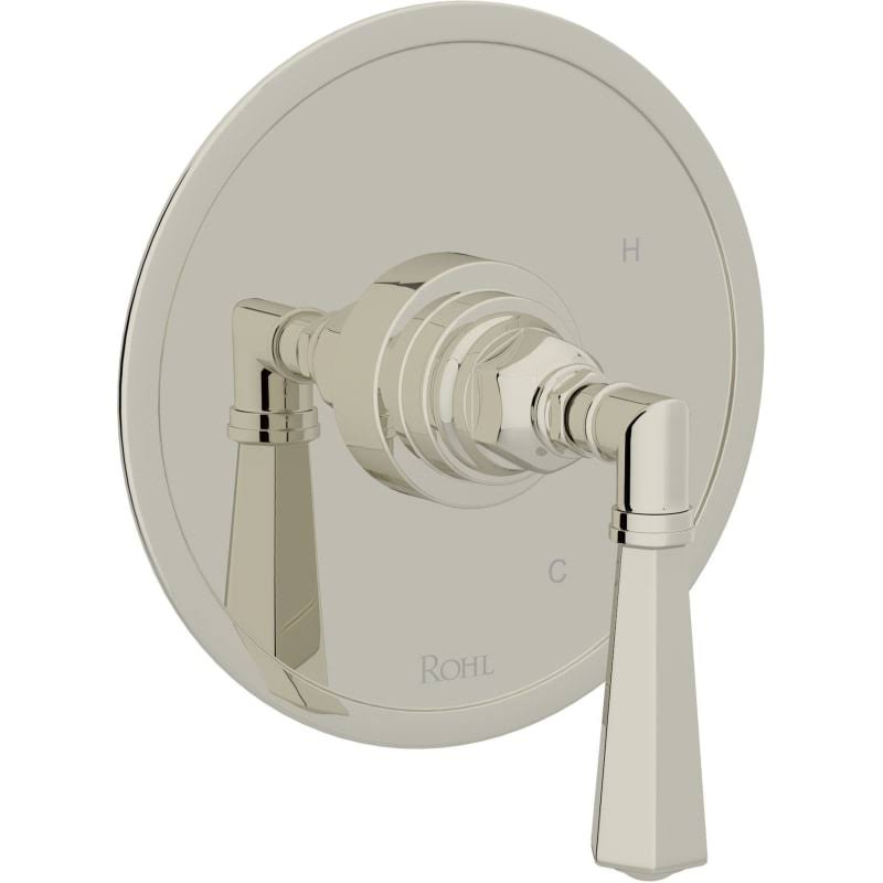 Polished Nickel Pressure Balance Trim with Lever Handles B868556