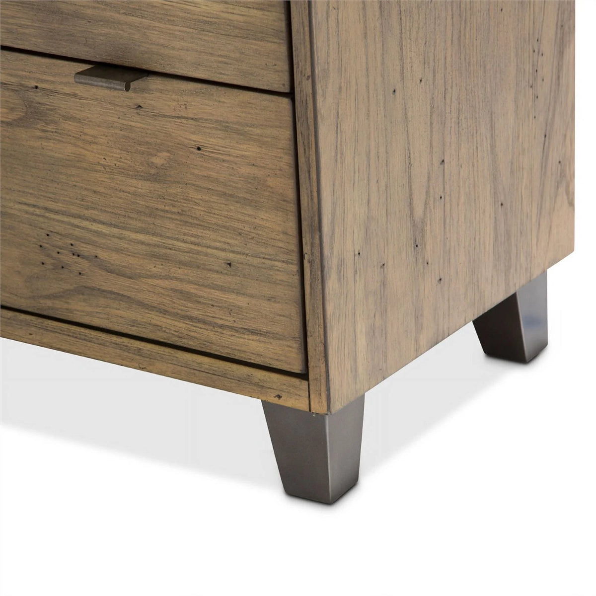 6 Drawer Contemporary Wood Chest in Brown Q2321